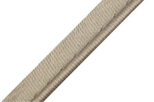 Paspelband unelastisch - Satin - dunkelbeige - 10 mm